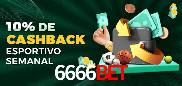 10% de bônus de cashback na 6666Bet